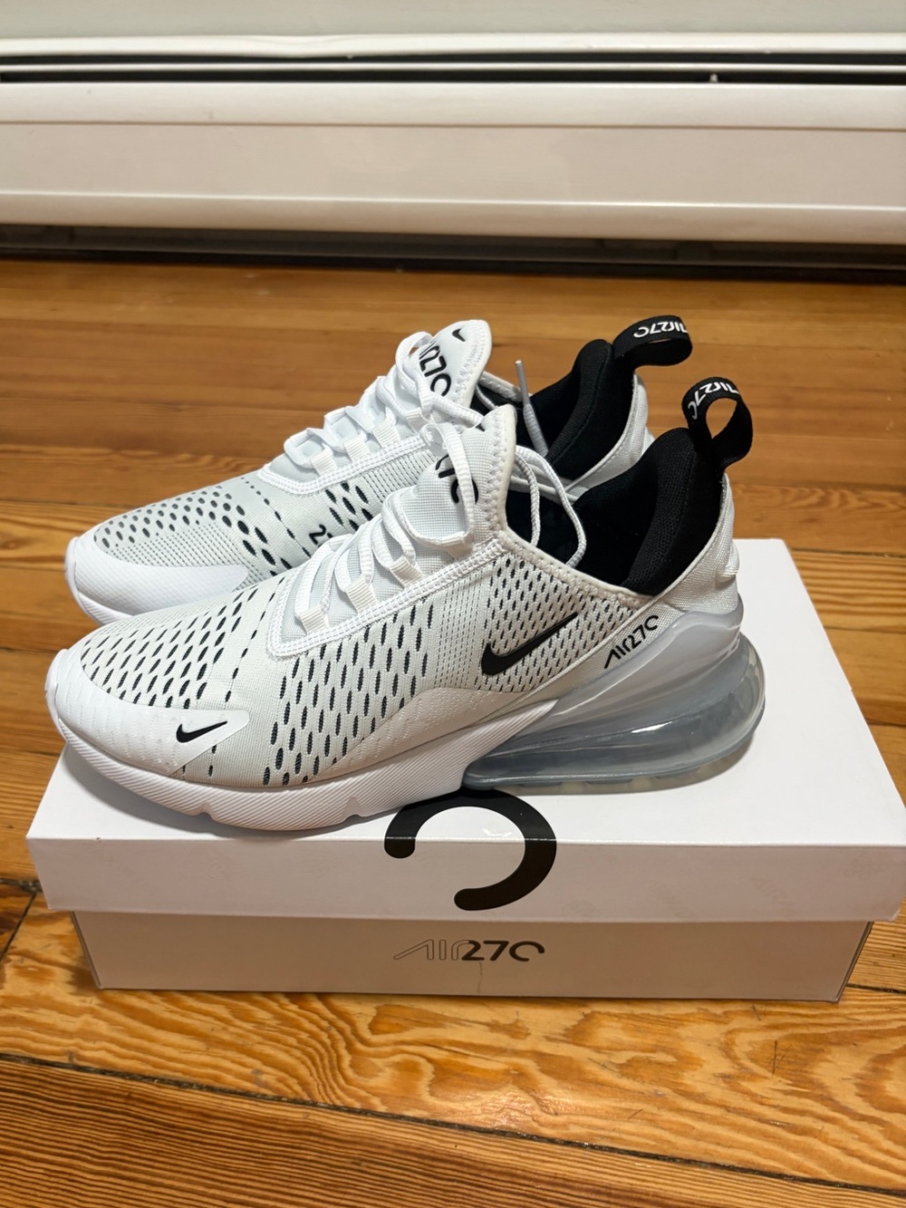 Nike Air Max 270 Women’s White with Black Accents